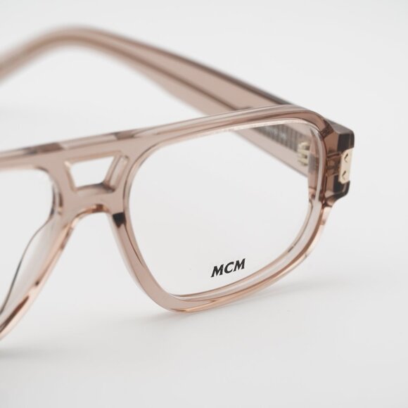 MCM MW5012 072 Eyeglasses Shiny Pink 55mm Aviator Frame - Picture 4 of 9